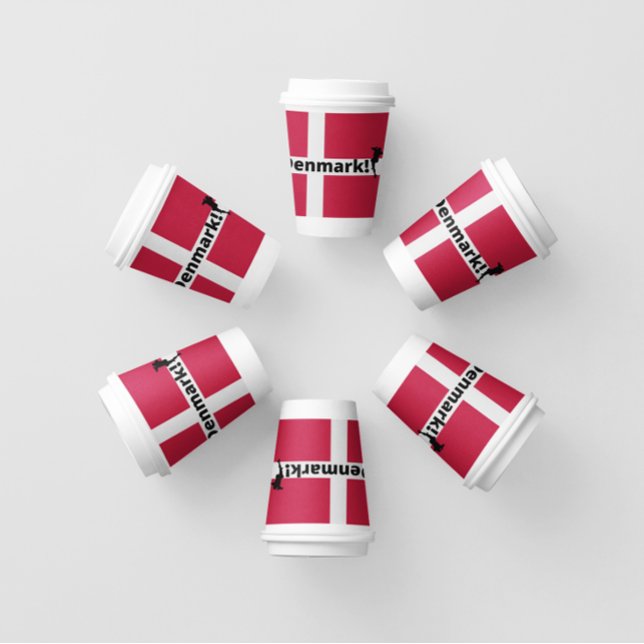 Denmark soccer  paper cups (Creator Uploaded)