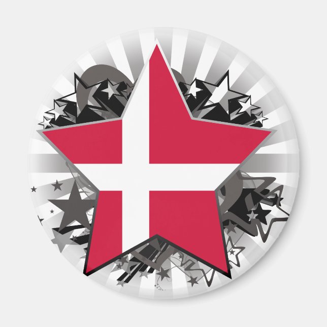 Denmark Star Magnet (Front)