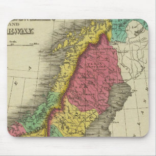 Denmark, Sweden, And Norway Mouse Pad