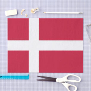 Denmark tissue paper, Danish Flag tissue paper