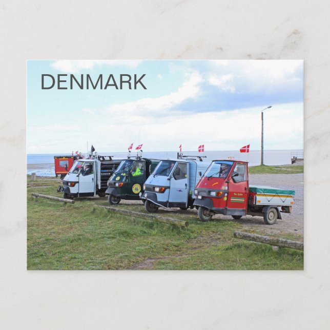 Denmark Tuk-Tuk Postcard! Postcard (Front)