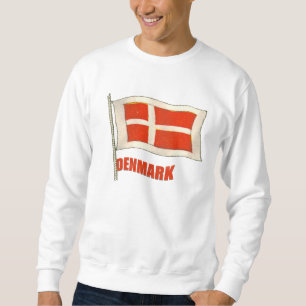 Denmark vintage flag Dansk fans gifts Sweatshirt