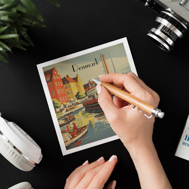 Denmark Vintage Travel Poster customisable (Creator Uploaded)