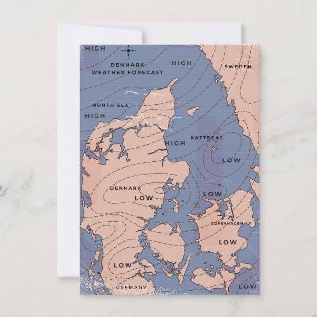 Denmark Vintage Weather forecast (Front)