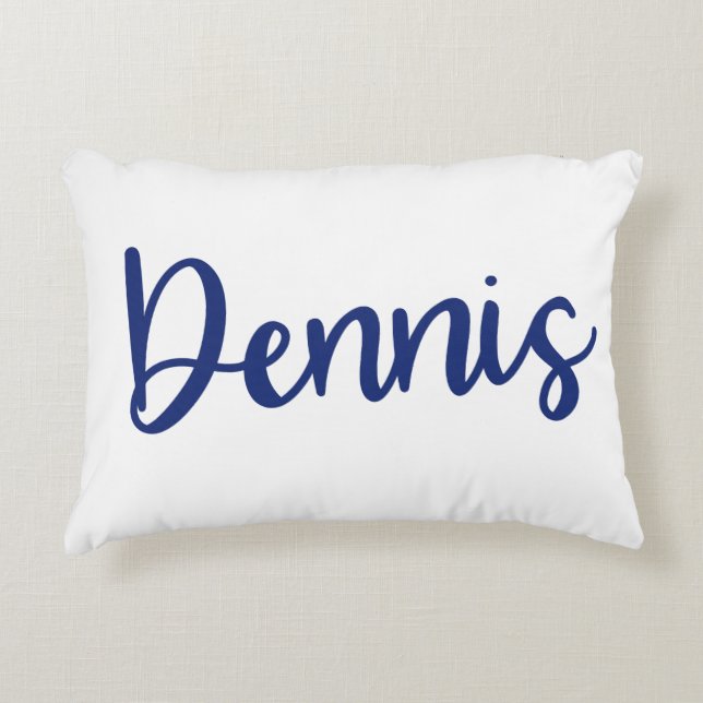 Dennis accent pillow (Front)