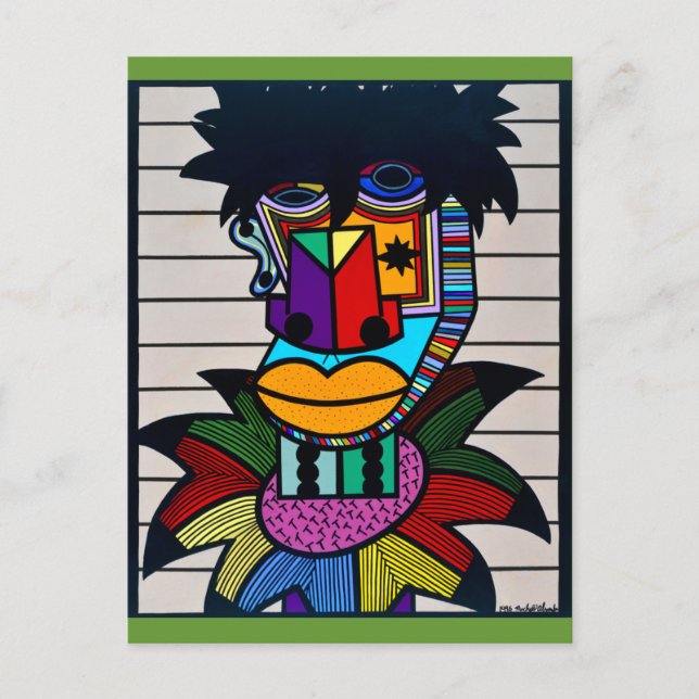 "Dennis Brown" by Ruchell Alexander Postcard (Front)