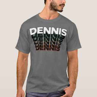 Dennis Funny Retro Vintage Sunset Dennis 80s 90s b T-Shirt