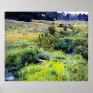 Dennis Miller Bunker's The Brook at Medfield Poster