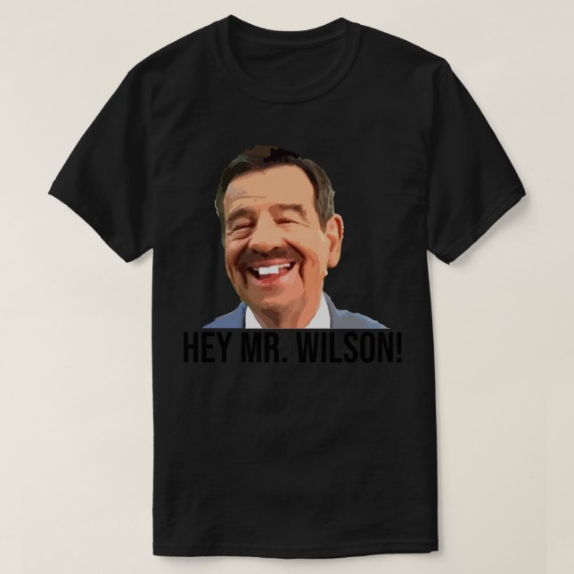 Dennis the Menace -  Hey Mr. Wilson! Sticker Copy T-Shirt (Design Front)