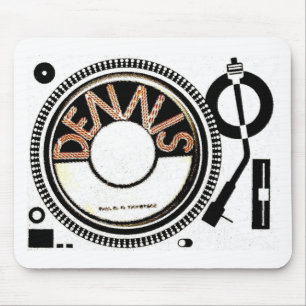 DENNIS TURNTABLE Mousepad