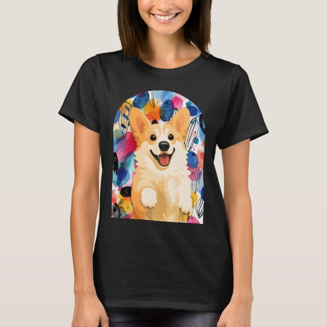 DENNY corgi  - ArtMuse Collection   T-Shirt (Front)