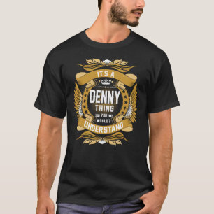 DENNY Name, DENNY family name crest T-Shirt