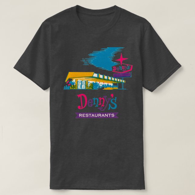 Dennys Restaurants T-Shirt (Design Front)