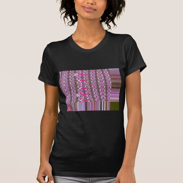 Dense and Intricate Abstract Pattern Art Print T-Shirt (Front)