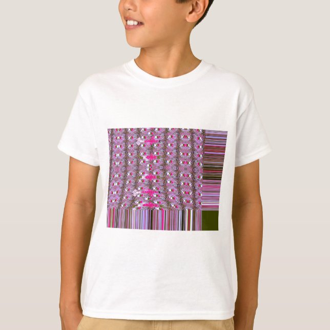Dense and Intricate Abstract Pattern Art Print T-Shirt (Front)
