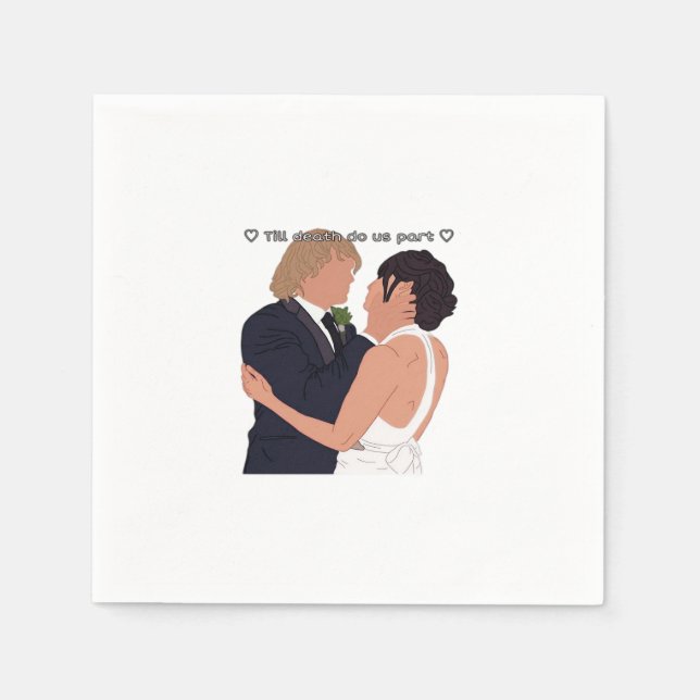 Densi – Till Death Do Us Part Parody Edition Napkin (Front)