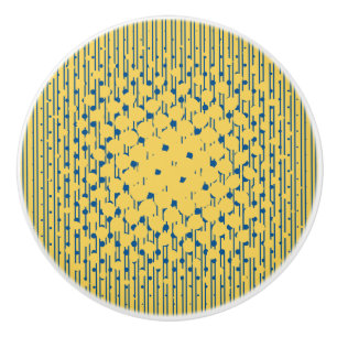 Density Design - Yellow & Blue - Drawer Knob