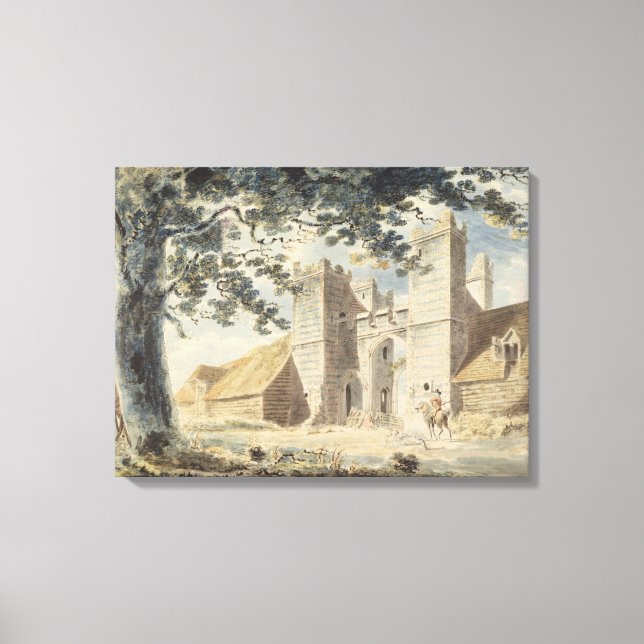 Dent de Lion, Margate, c.1791 (w/c over graphite w Canvas Print (Front)