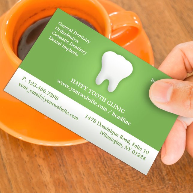 Dental Appointment Business Card Template (Creator Uploaded)