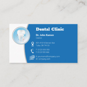 Dental Appointment Professional Dental Clinic Card
