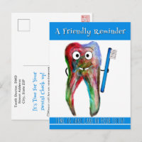 Dental Appointment Reminder Postcard