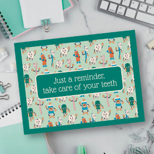 Dental Appointment Reminder Postcard