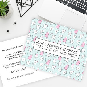 Dental Appointment Reminder Postcard