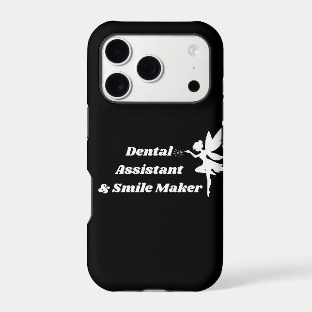 Dental Assistant Black Phone Case Smile Maker (Back)