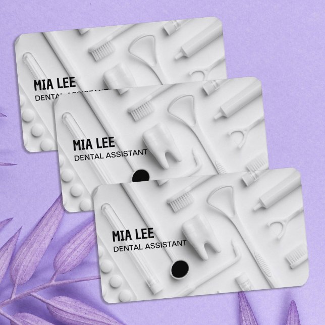 Dental Assistant Business Card (Dental Visiting Cards)