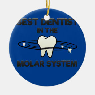 Dental Assistant Dentist Teeth Tooth Galaxy Molar Ceramic Tree Decoration