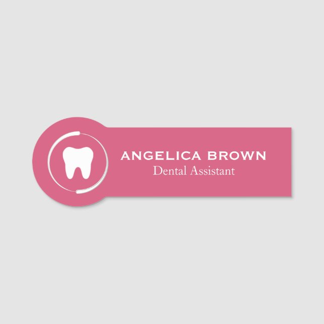 Dental Assistant Name Tag (Front)