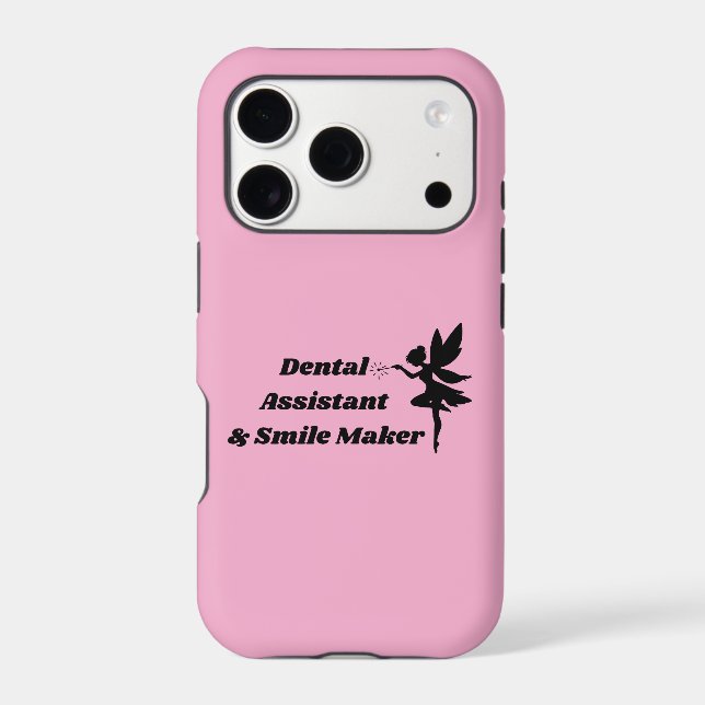Dental Assistant Pink Phone Case Smile Maker (Back)