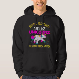 Dental Assistant Unicorn , Magical Unicorn Dentist Hoodie