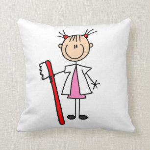 Dental Assistant With Toothbrush Cushion