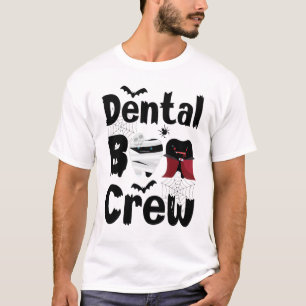 Dental Boo Crew Halloween Dentist Dental Assistant T-Shirt