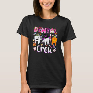 Dental Boo Crew Halloween Funny Dentist Assistant T-Shirt