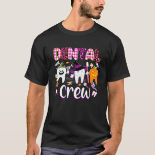 Dental Boo Crew Halloween Funny Dentist Assistant T-Shirt