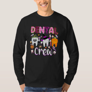 Dental Boo Crew Halloween Funny Dentist Assistant T-Shirt