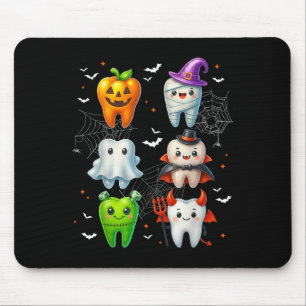 Dental Boo Crew Teeth Dentist Halloween Costumes W Mouse Pad