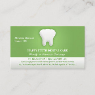 Dental Business Card w/ Appointment