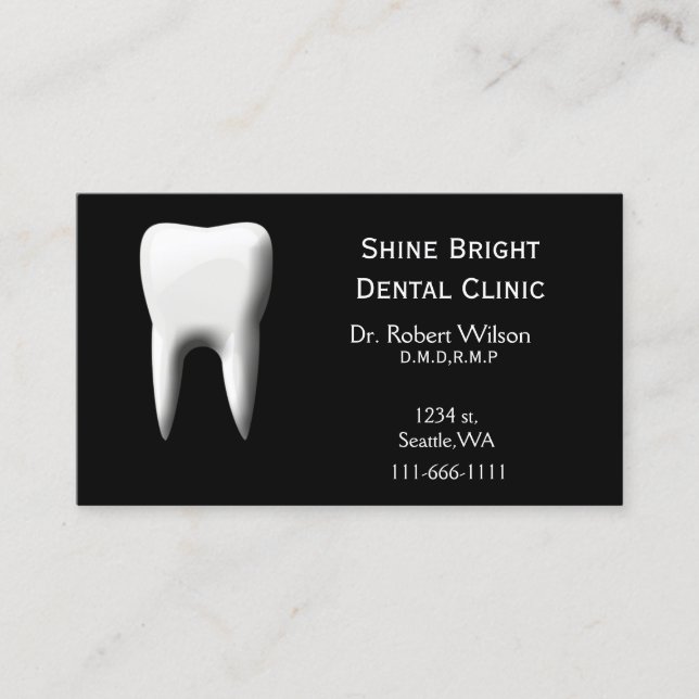 Dental businesscards with appointment card (Front)