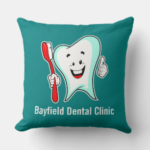 Dental Care Happy Tooth with Toothbrush Cushion