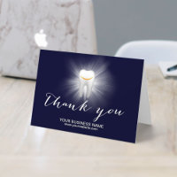 Dental Care Smiling Tooth Navy Blue Business