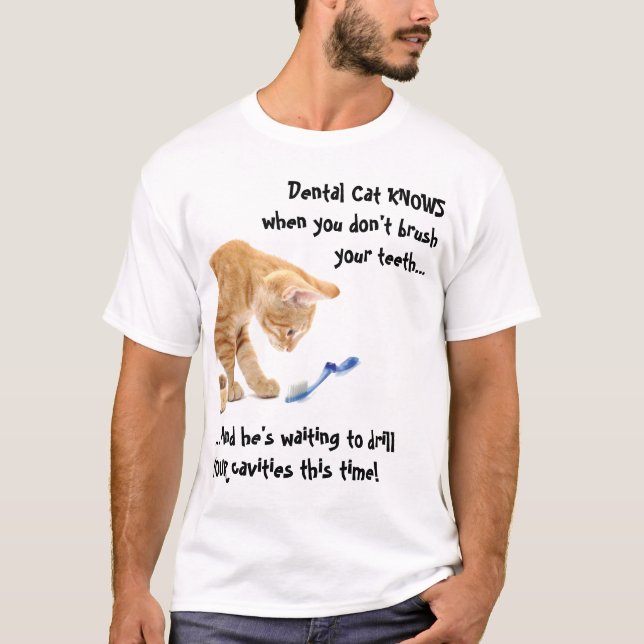 Dental Cat T-Shirt (Front)