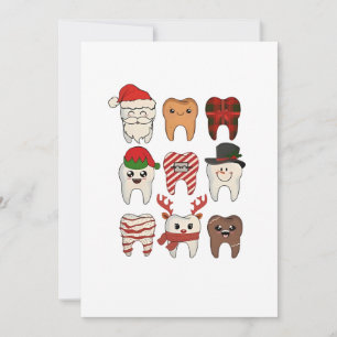 Dental Christmas Funny Dentist Holiday Invitation