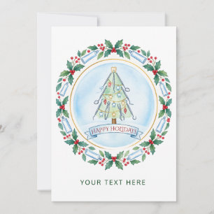 Dental Christmas Tree Dentist Christmas Holiday Card