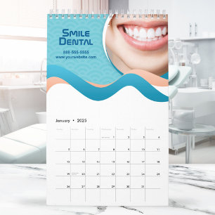 Dental Clinic Brand Calendar Office and Patients