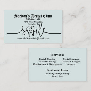 Dental Clinic Business Card