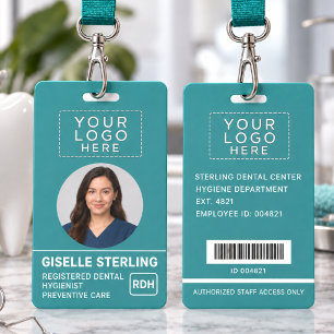 Dental Clinic Employee Photo ID Badge