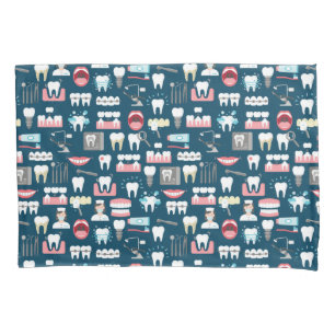 Dental Clinic Office Pattern Pillowcase